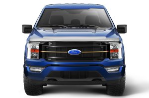 Ford F-150 Hood Deflector - Husky Liners - Aeroskin - Chrome - `21-`25